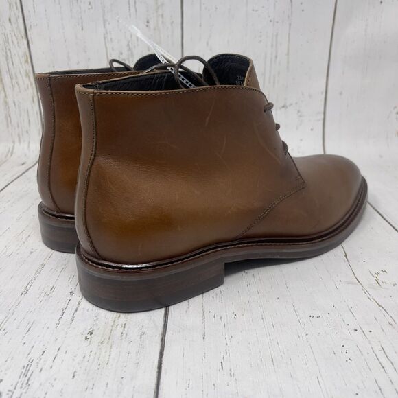 Flag Ltd Chelsea Chukka Boots Mens Size 11.5 Brown Leather Lace Up MRSP $150 main image 8
